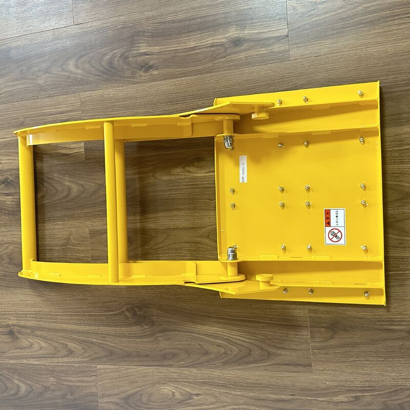 Đường chắn xe di động gấp nhẹ với phanh hoạt động để điều khiển xe ở tốc độ thấp