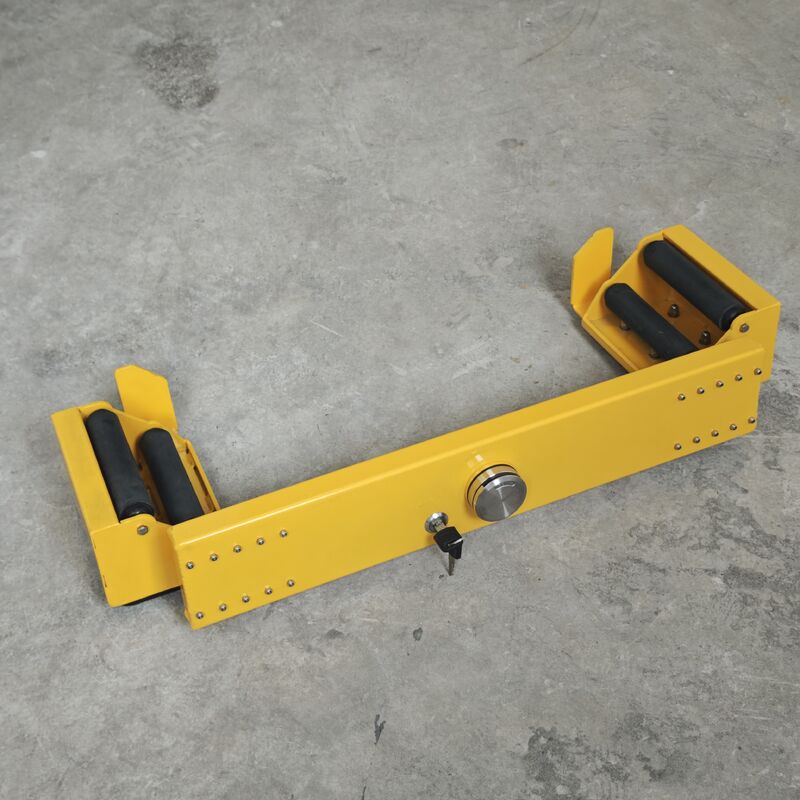 Phun tĩnh điện Khóa chống trộm bánh xe nhẹ 5kg có đế cao su chống trượt để đỗ xe an toàn