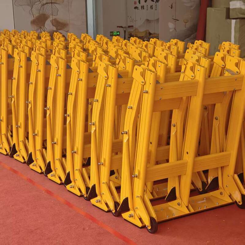 Rào chắn an ninh xe nhẹ có thể gập lại với việc triển khai nhanh chóng để dễ dàng lưu trữ và vận chuyển
