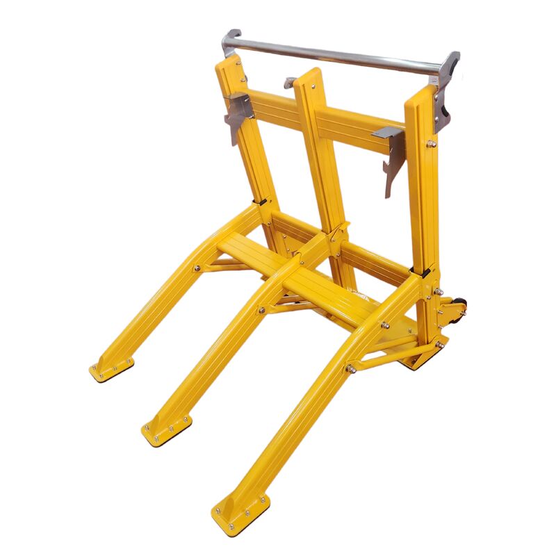 25kg Rào chắn xe có thể gập lại, di động, màu vàng kỹ thuật có độ hiển thị cao cho an toàn đường bộ