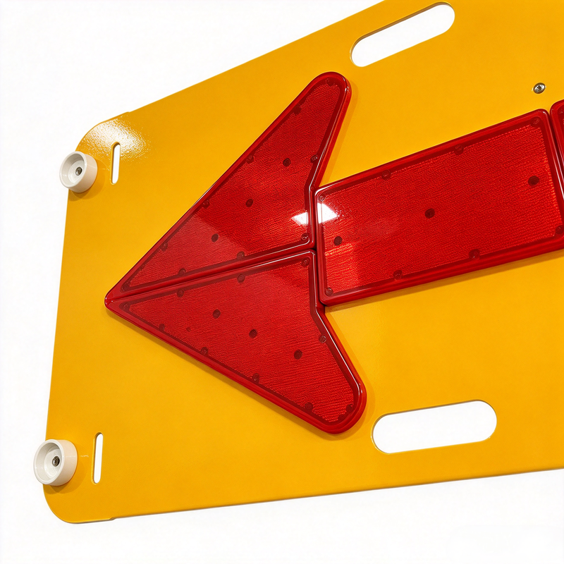 LED Arrow Board traffic management device offering high brightness LED arrows to ensure safe and vehicle movement in road work zones