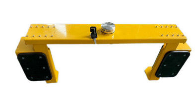 Traffic Yellow Anti Sliding 5KG Wheel Clamp cho bãi đậu xe an toàn và phòng ngừa trộm cắp