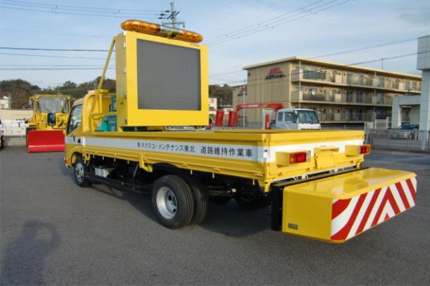 Hàng rào chống phương tiện bằng nhôm màu vàng cho xe chở rác
