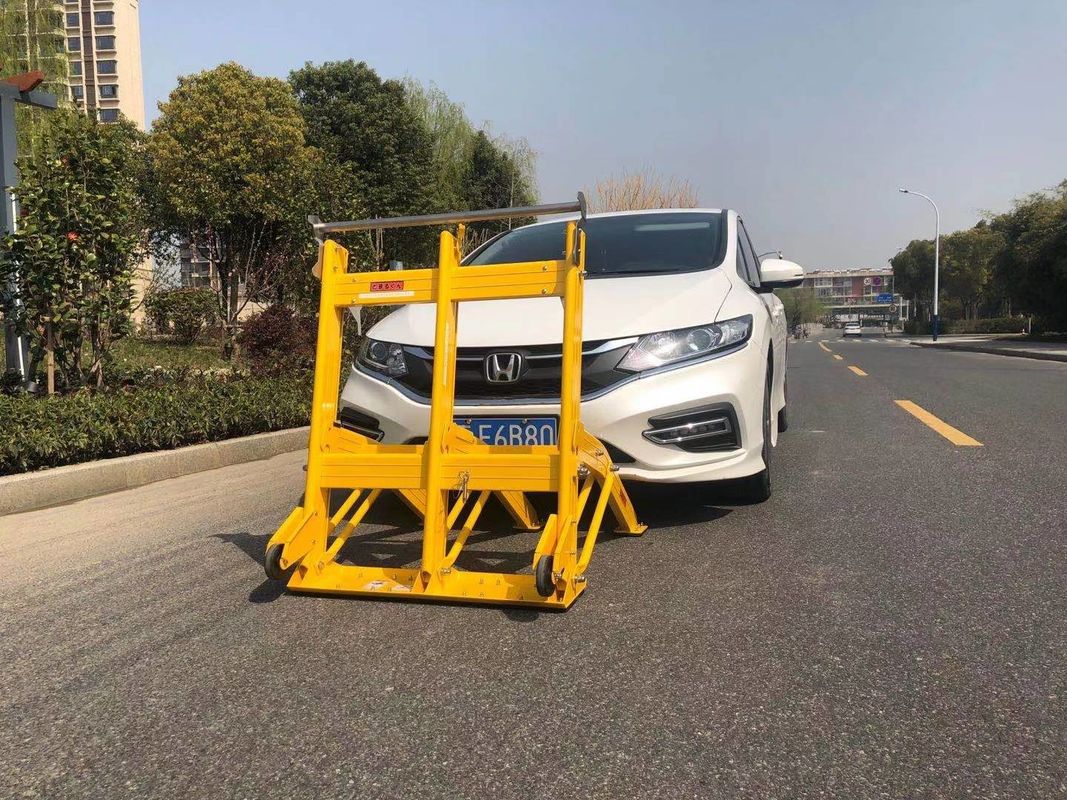 Rào chắn xe di động bằng hợp kim nhôm có thiết kế gấp và sơn tĩnh điện tăng cường độ bền