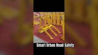 Rào chắn xe nhỏ gọn được thiết kế cho đường đô thị tốc độ thấp
